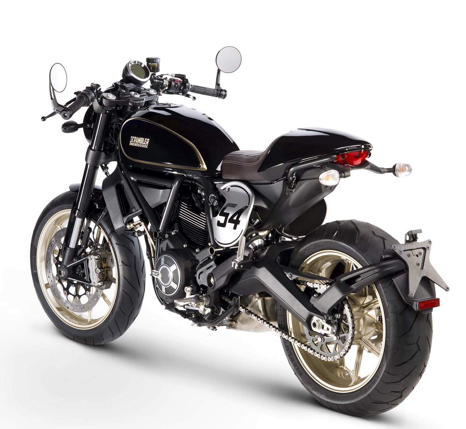 Pot D’échappement Forge B En Inox Pour Ducati Scrambler Café Racer - Neuf Sous Emballage